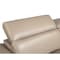 Homeroots 89" Beige Italian Leather Solid Wood Sofa 720451 - alternate 9