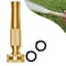 Morvat Solid Brass Heavy Duty Outdoor Twist Spray Garden Hose Jet Nozzle MOR-BNOZZLE-2-A - alternate 1