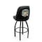 Holland Bar Stool Co Logo Grizzly Ohio University 36 in. Swivel Bar Stool with Black Wrinkle Finish L048 - alternate 1