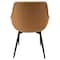 Leisuremod Markley Modern Leather Dining Arm Chair with Metal Legs, Light Brown, 2PK EC26BR2 - alternate 9