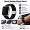 Elegani Mesh Rubber Watch Replacement Band Compatible with Apple Watch 44mm, Red MRSA-RED-44mm - alternate 4