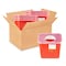 Dealmed Sharps Container 2 Gallon Rotor Opening Red, 20PK 781922 - alternate 1