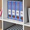 Acrimet Magazine File Holder Vertical Rack, Durable Plastic Desk Organizer, Clear Blue, 2PK 277.4 - alternate 7