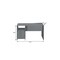 Homeroots 51" Gray Wood Computer Desk With Three Drawers 723757 - alternate 5