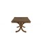 Homeroots 64" Brown Solid Wood Removable Leaf Trestle Base Dining Table 318936 - alternate 4