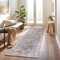 World Rug Gallery Vintage Inspired Machine Washable Non Slip Runner Rug 2 ft 6 in x 12 ft Charcoal 6029CHARCOAL26X12 - alternate 1