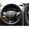 Dash Designs Comfort Grips Contourz Pro Grip Leather 13.5in - 14.5in Steering Wheel Cover - Black / Blue 3401BL - alternate 4