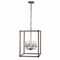 Jonathan Y Magnolia 16.2" 6-Light Adjustable Iron Rustic Farmhouse LED Pendant, Brown JYL7476A - alternate 10