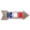 Signmission Iowa Arrow Decal Funny Home Decor 30in Wide D-A-10-999799 - alternate 1