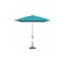 Treasure Garden 7.5 ft Square Patio Umbella, aluminum, fiberglass ribs, outdoor, Aruba UM847SQ-SS 5416 Aruba - alternate 1