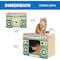 Simple Deluxe Radio Cat Scratcher Cardboard Lounge Bed - Durable Pads Prevent Furniture Damage - Cat Scratchers a GLOWPTSCRARADIO01 - alternate 6