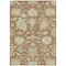 Homeroots 9' X 12' Copper Green And Ivory Floral Washable Indoor Outdoor Area Rug 605221 - alternate 5