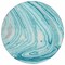 Homeroots 8' Turquoise Teal Blue And Gray Round Abstract Washable Indoor Outdoor Area Rug 601310 - alternate 7