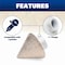 Marshalltown 1/8in - 1 1/2in Diamond Milling Cone for Grinder DTTC112 - alternate 5
