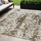 Homeroots 5' X 8' Brown And Ivory Abstract Washable Indoor Outdoor Area Rug 612606 - alternate 1