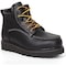 Handpoint Mens 6 in Soft Toe Work Boots-Water Resistant Black Full Grain Leather Boots, 7.5 CK304EE-7.5 - alternate 1