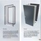 Vdomdoors Aluminum Double Doors Cynex 6777 Brown Steel Metal Modern Painted W72xH80 Left Inswing CYNEX6777DEXD-BRW-W72xH80-LH-I - alternate 5