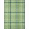 Homeroots 5' X 8' Green And Ivory Plaid Washable Indoor Outdoor Area Rug 601471 - alternate 5