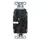 Hubbell Wiring Device-Kellems Straight Blade Receptacle, 5-20R, 20 A, 125V AC, 2 Pole, 3 Wire, Surface Mount, Grounded HBL2182STGYTR - alternate 3