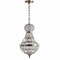 Jonathan Y Regina 12" Crystal/Metal Empire LED Pendant, Antique Brass JYL6109A - alternate 10