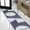 Jonathan Y Lucian Modern Geometric Abstract Two-Tone Navy/Cream 2 ft. x 8 ft. Indoor/Outdoor Runner Rug TSN302B-28 - alternate 7
