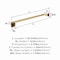 Amerock Revitalize Champagne Bronze Traditional 24 in 610 mm Towel Bar BH36034CZ - alternate 5