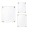 Azar Displays Floating Gallery Wall Frame Set, 1 Gold Standoff Hardware, 8 x 10, 11 x 14 & 16 x 20, 3-Piece Set 105722-GLD - alternate 1