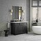 James Martin Vanities Brookfield 48 in. Single Vanity, Black Onyx w/3 CM Carrara White Marble Top 547-V48-BKO-3CAR - alternate 5