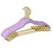 Simplify 6 Pack Velvet Hangers with Clips in Lavender 23250-G-LAVENDER - alternate 4
