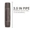 Ace Trading - Nipple 1/2 in. MIP each X 1/2 in. D MIP Black Steel 3-1/2 in. L Nipple 300UP12X312 - alternate 5
