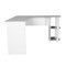 Homeroots 54" Gray Wood L Shape Computer Desk 723779 - alternate 5