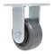Vestil Rubber Rigid Caster 4 In. Diameter x 2 In. Width 551 Lb. Capacity Dark Gray/Gold CST-KSM-4X2MR-R - alternate 6