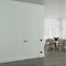 Sartodoors Hidden Door, Planum 0010 Primed White with Concealed White Metal Frame 32" x 96" Right-hand Inswing PLANUM0010MF-PRI-32x96-RH-I - alternate 1