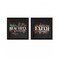 Homeroots Set Of Two Cherish and Have Faith 2 Black Framed Print Wall Art, 2PK 407983 - alternate 1