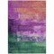 Homeroots 10' X 14' Purple Salmon And Green Abstract Washable Indoor Outdoor Area Rug 610960 - alternate 6