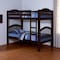 Homeroots Espresso Twin Over Twin Bunk Bed 285837 - alternate 5