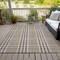 Homeroots 5' X 8' Brown And Beige Plaid Washable Indoor Outdoor Area Rug 601465 - alternate 8