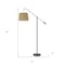 Homeroots 68" Bronze Adjustable Traditional Shaped Floor Lamp With Bronze Drum Shade 526299 - alternate 5