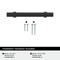 Amerock Central 3-3/4 inch (96mm) Center-to-Center Matte Black Cabinet Pull, 10PK 10VMP37161MB - alternate 4