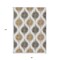 Homeroots 8' X 10' Chocolate And Ivory Ikat Washable Indoor Outdoor Area Rug 589089 - alternate 9