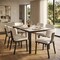 Leisuremod Teres Leather Dining Chair, Steel Legs & Poplar Wood Core TC19W - alternate 6