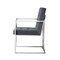 Homeroots Set of Two Tufted Gray and Silver Metallic Upholstered Velvet Dining Arm Chairs 543518 - alternate 7