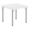 Flash Furniture Paige 24x24 Kid's Granite White Plastic Folding Table with Locking Legs RB-2424-KID-WH-GG - alternate 1