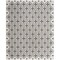 Homeroots 6' X 9' Ivory And Black Geometric Indoor Outdoor Area Rug 572909 - alternate 1