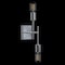 Jonathan Y Turing 18.7" 2-Light Metal LED Wall Sconce, Chrome JYL7456A - alternate 14