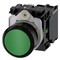 Siemens Pushbutton, 22 mm, round, plastic, green, pushbutton, flat 3SU1100-0AB40-1BA0-ZY12 - alternate 1