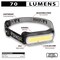 Performance Tool FIREPOINT 70 Lumen COB LED Headlamp W2691 - alternate 4