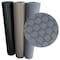 Rubber-Cal "Coin-Grip" Vinyl Flooring Roll - 2mm x 4ft x 6ft Roll - Black 03-165 - alternate 1