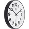 Infinity Instruments Orbit Wall Clock, Black, 12 in 20124BK - alternate 7