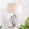 Jonathan Y Logan 26" Metal Orb LED Table Lamp, Polished Nickel JYL1086A - alternate 7